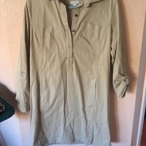 J Jill Live-In-Chico button up dress